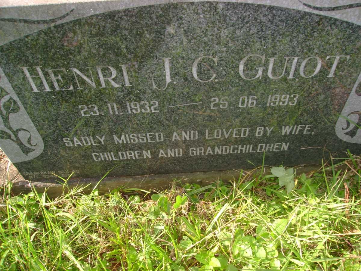 GUIOT A.J. Auguste -1958 :: GUIOT Henri J.C. 1932-1993