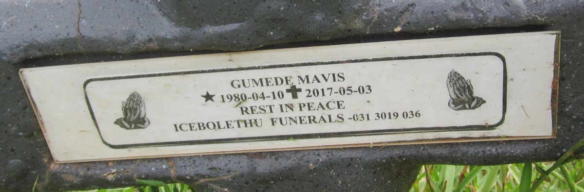 GUMEDE Mavis 1980-2017
