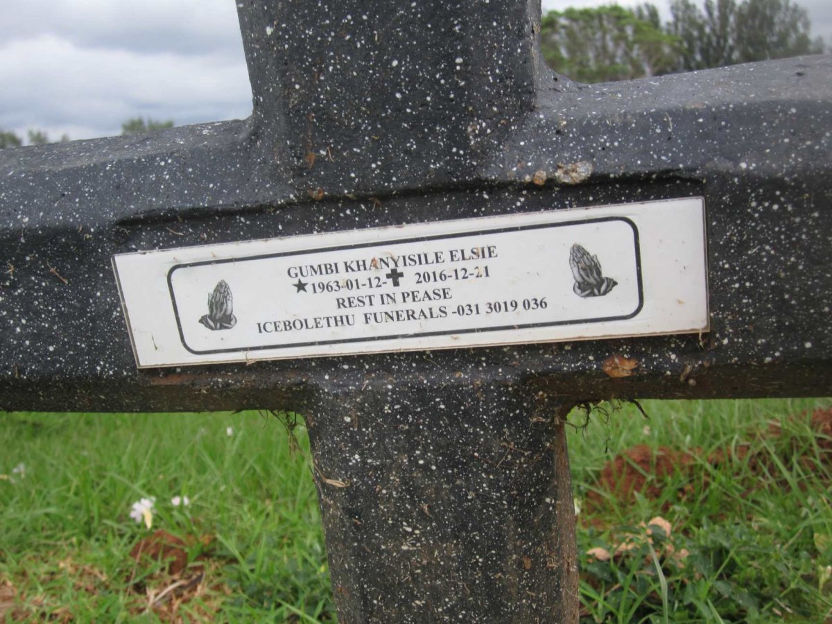 GUMBI Khanyisile Elsie 1963-2016