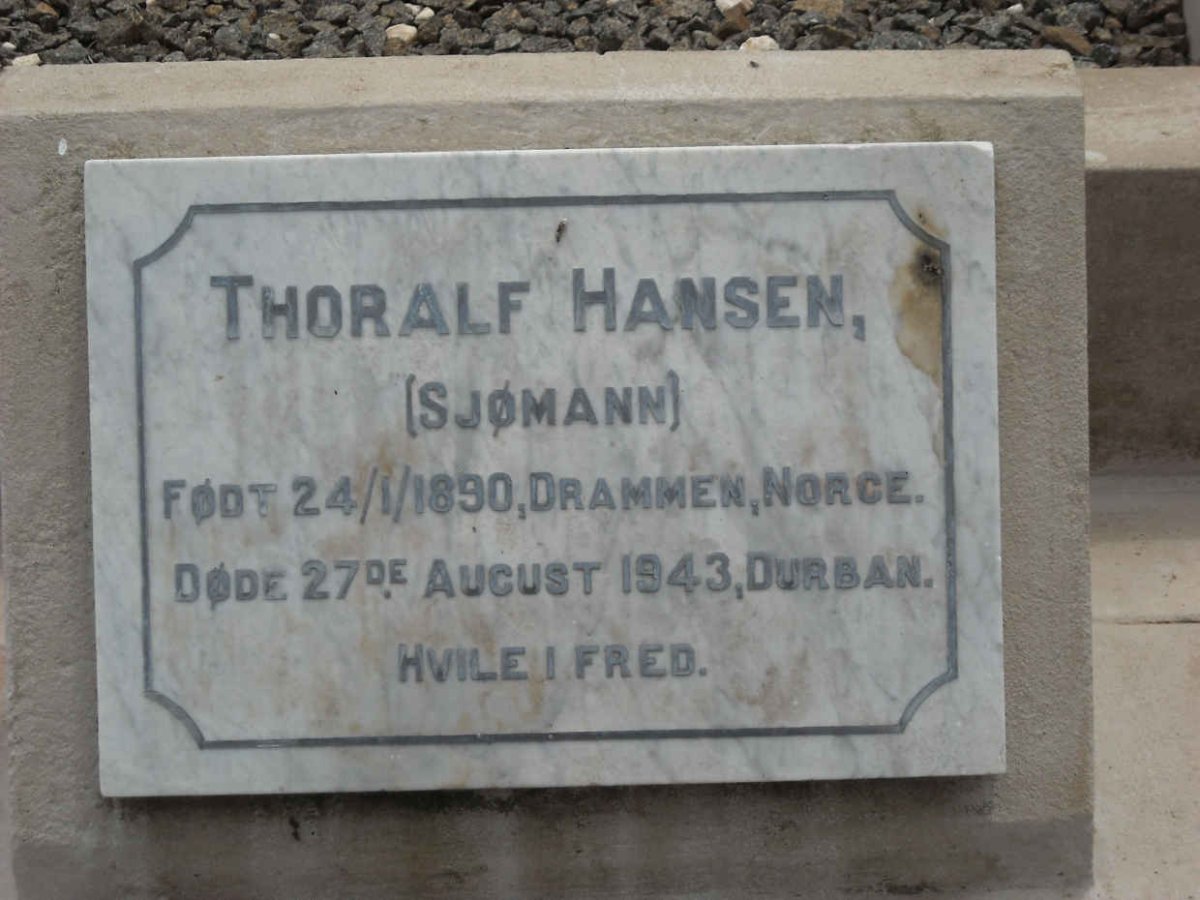 HANSEN Thoralf 1890-1943