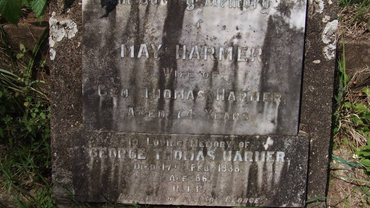 HARMER George Thomas -1938 &amp; May -1934