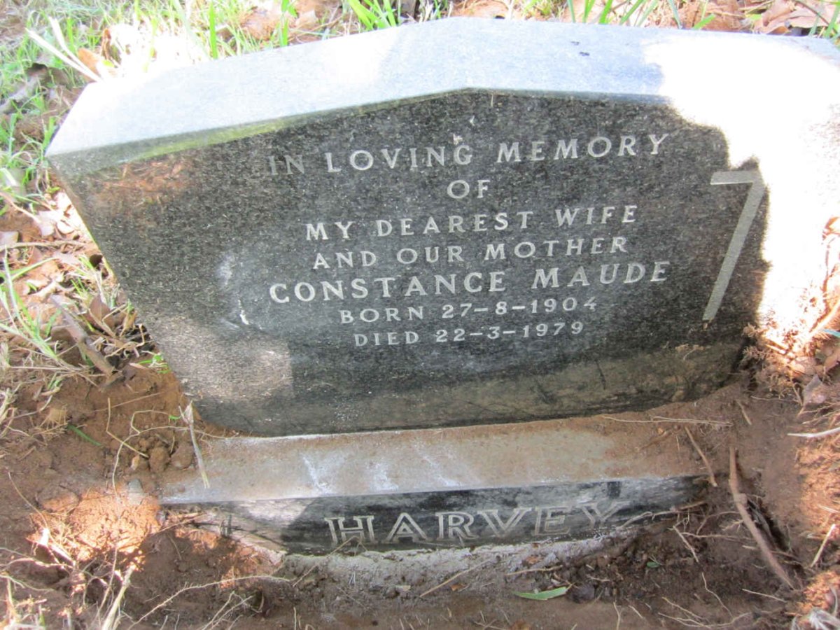 HARVEY Constance Maude 1904-1979