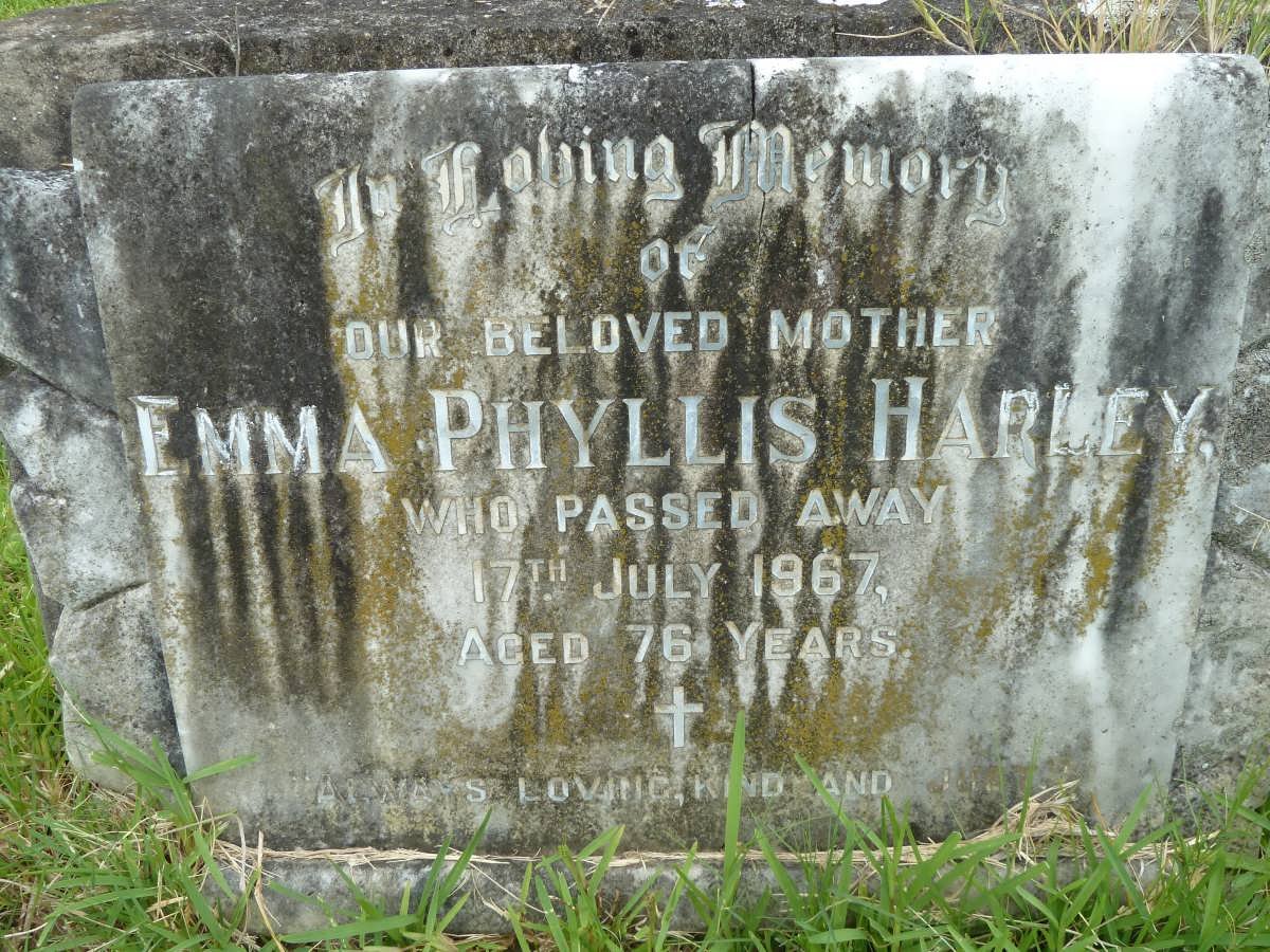 HARLEY Emma Phyllis 1891-1967