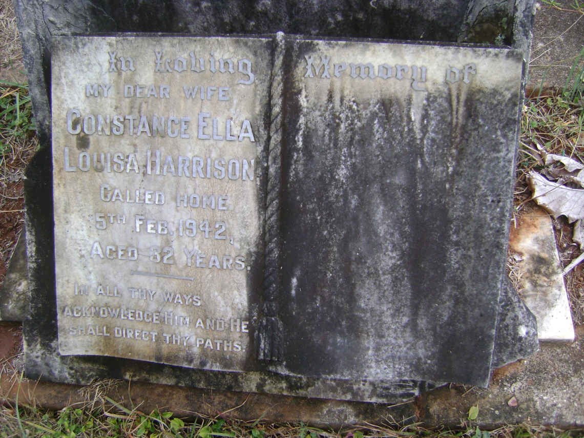 HARRISON Constance Ella Louisa -1942