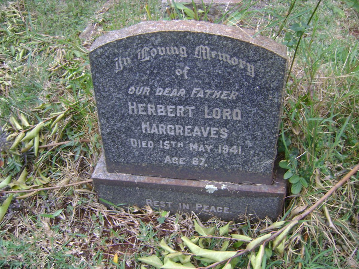 HARGREAVES Herbert Lord -1941