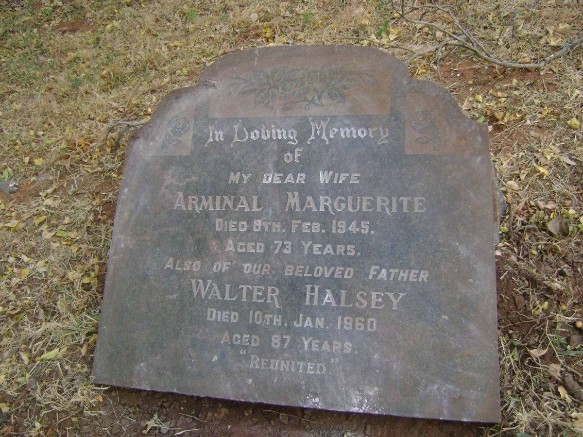 HALSEY Walter -1960 &amp; Arminal Marguerite -1945