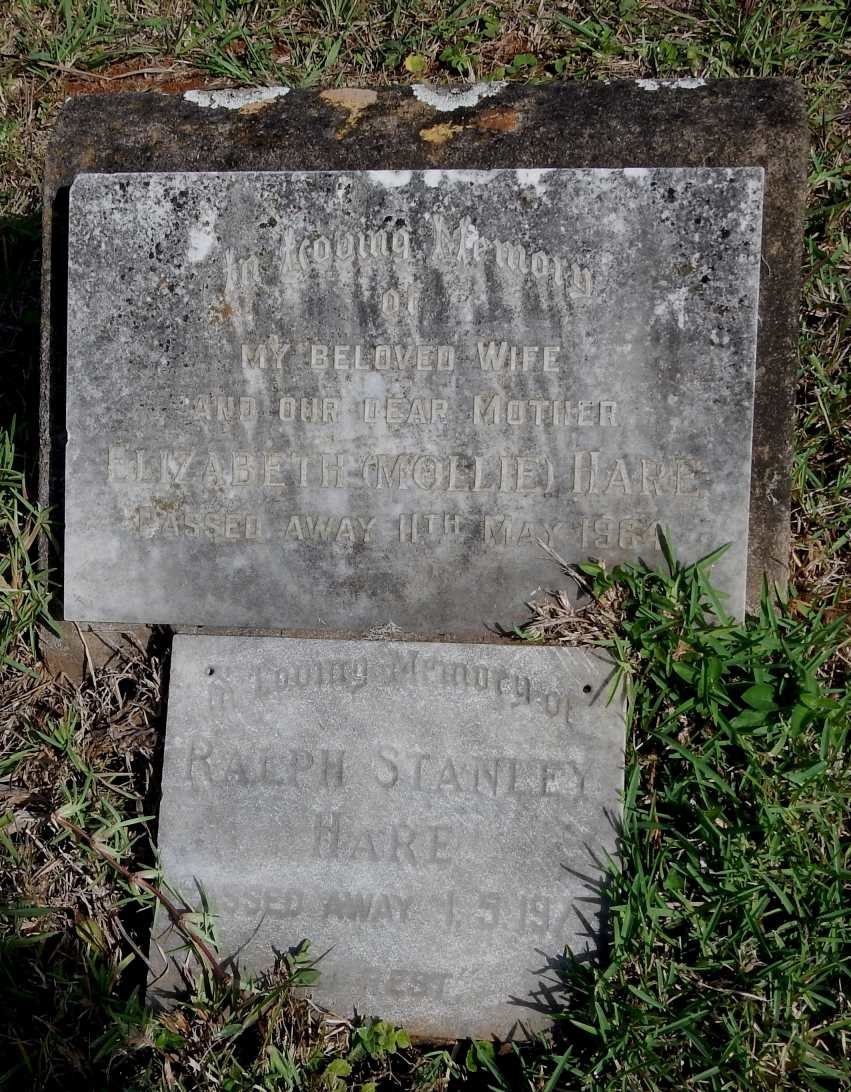 HARE Ralph Stanley -1972 &amp; Elizabeth -1964