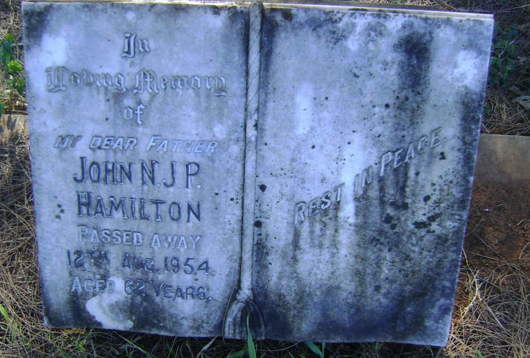 HAMILTON John N.J.P. -1954