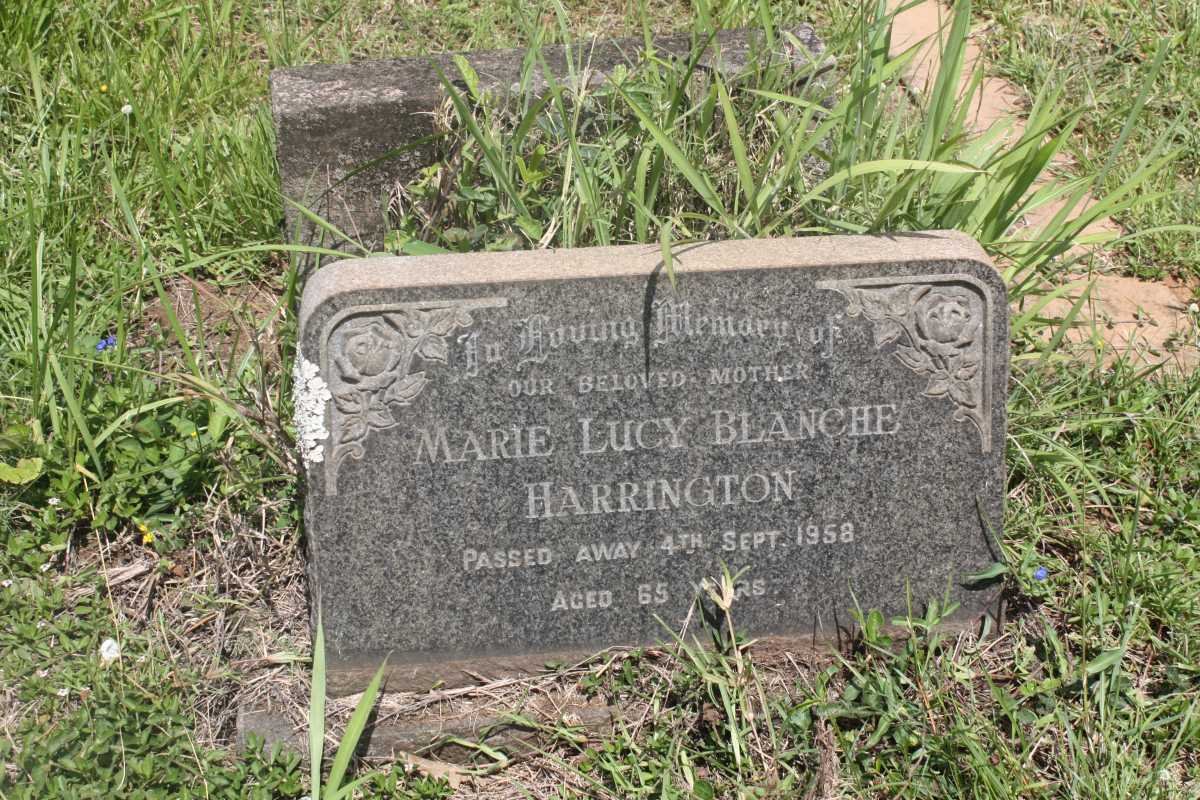 HARRINGTON Marie Lucy Blanche -1958