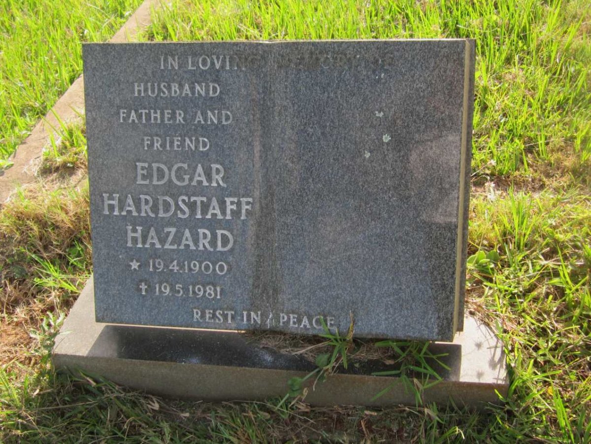 HAZARD Edgar Hardstaff 1900-1981