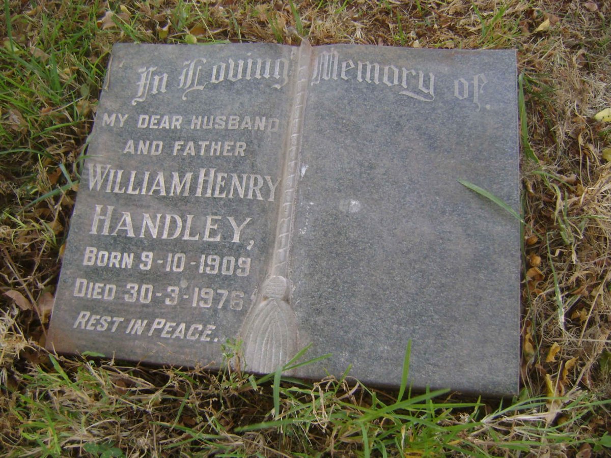 HANDLEY William Henry 1909-1976