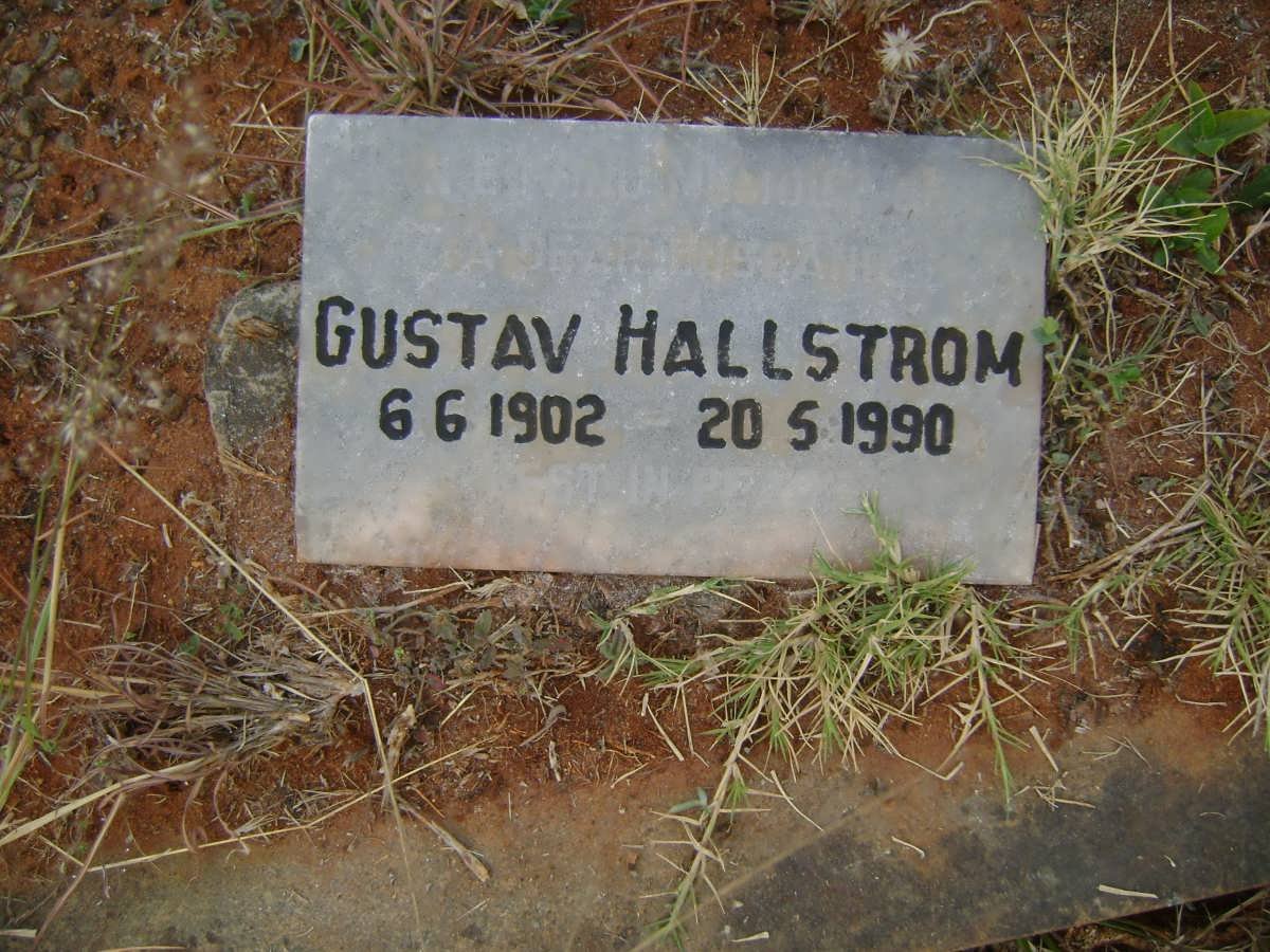 HALLSTROM Gustav 1902-1990