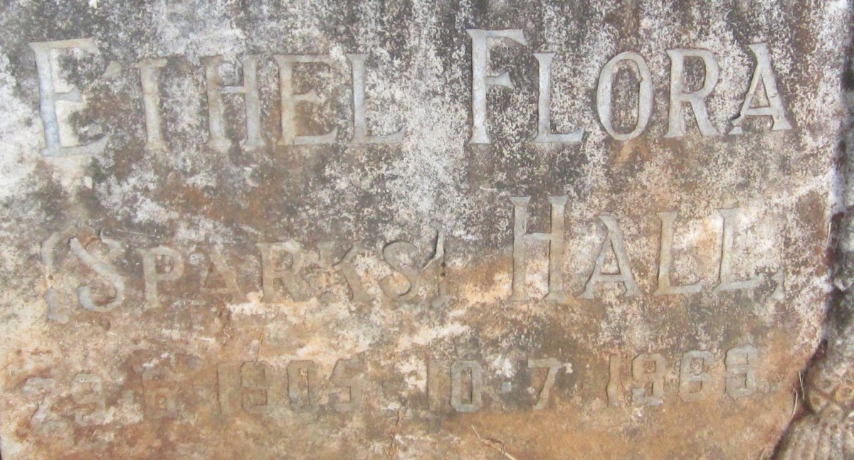 HALL Ethel Flora nee SPARKS -1965