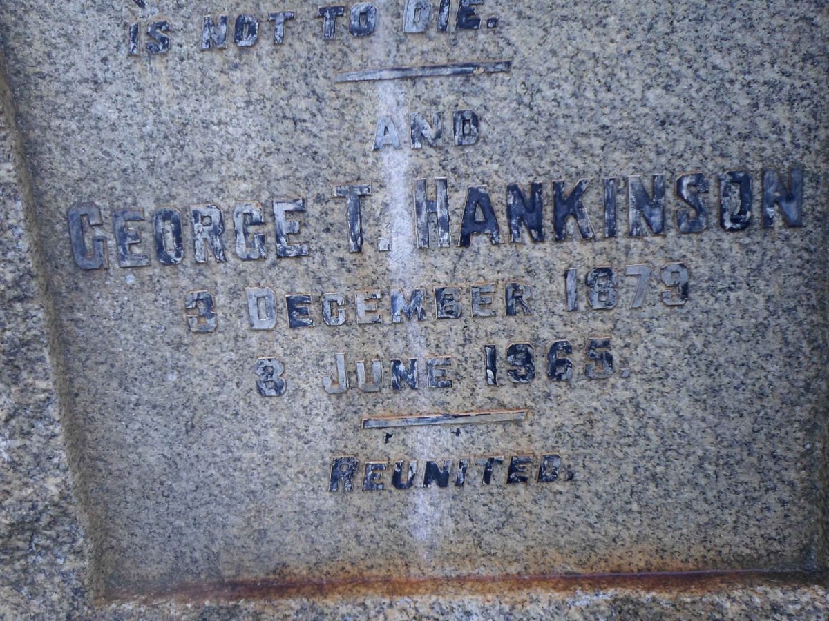 HANKINSON George T. 1879-1965