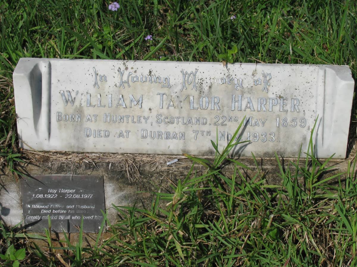 HARPER William Taylor 1859-1933 :: HARPER Roy 1922-1977