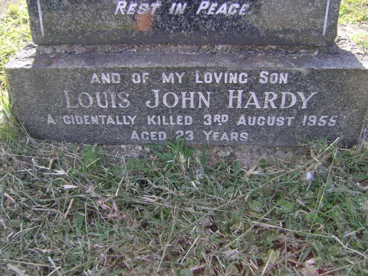 HARDY Louis Joseph -1953 :: HARDY Louis John -1955