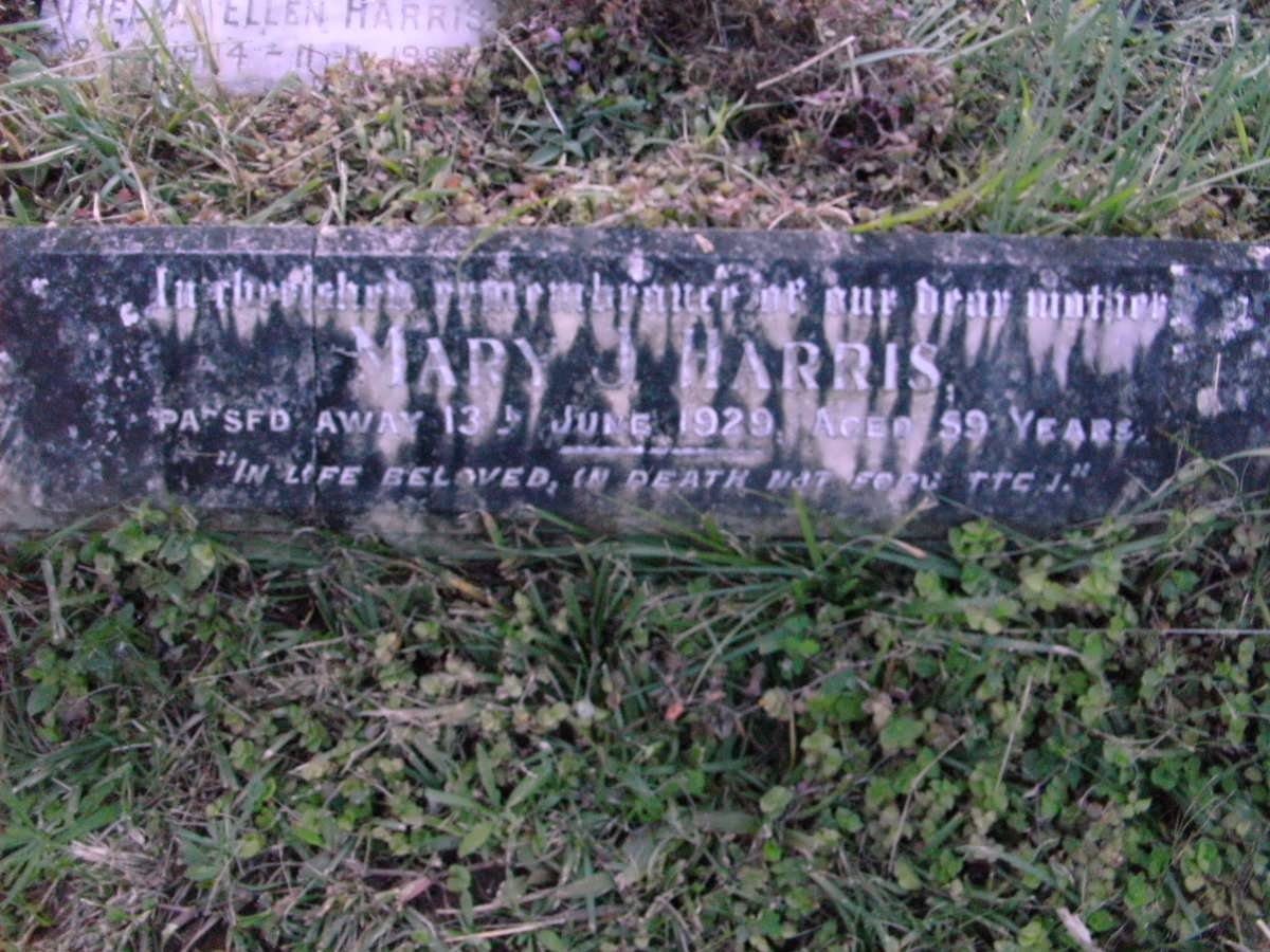 HARRIS Thelma Ellen 1904-1983:: HARRIS Mary J. -1929