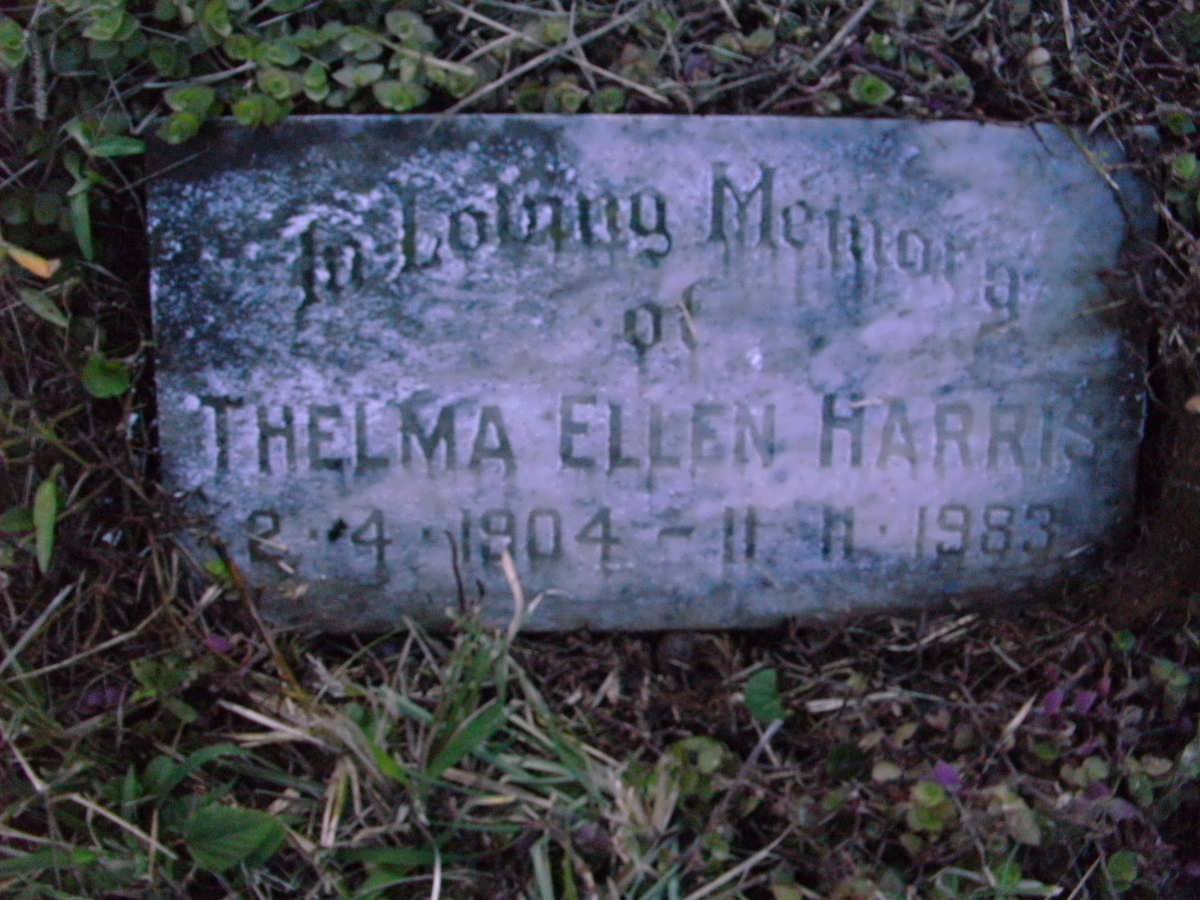 HARRIS Thelma Ellen 1904-1983:: HARRIS Mary J. -1929