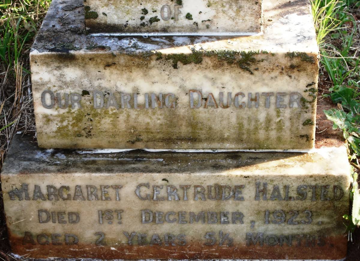 HALSTED Margaret Gertrude -1923