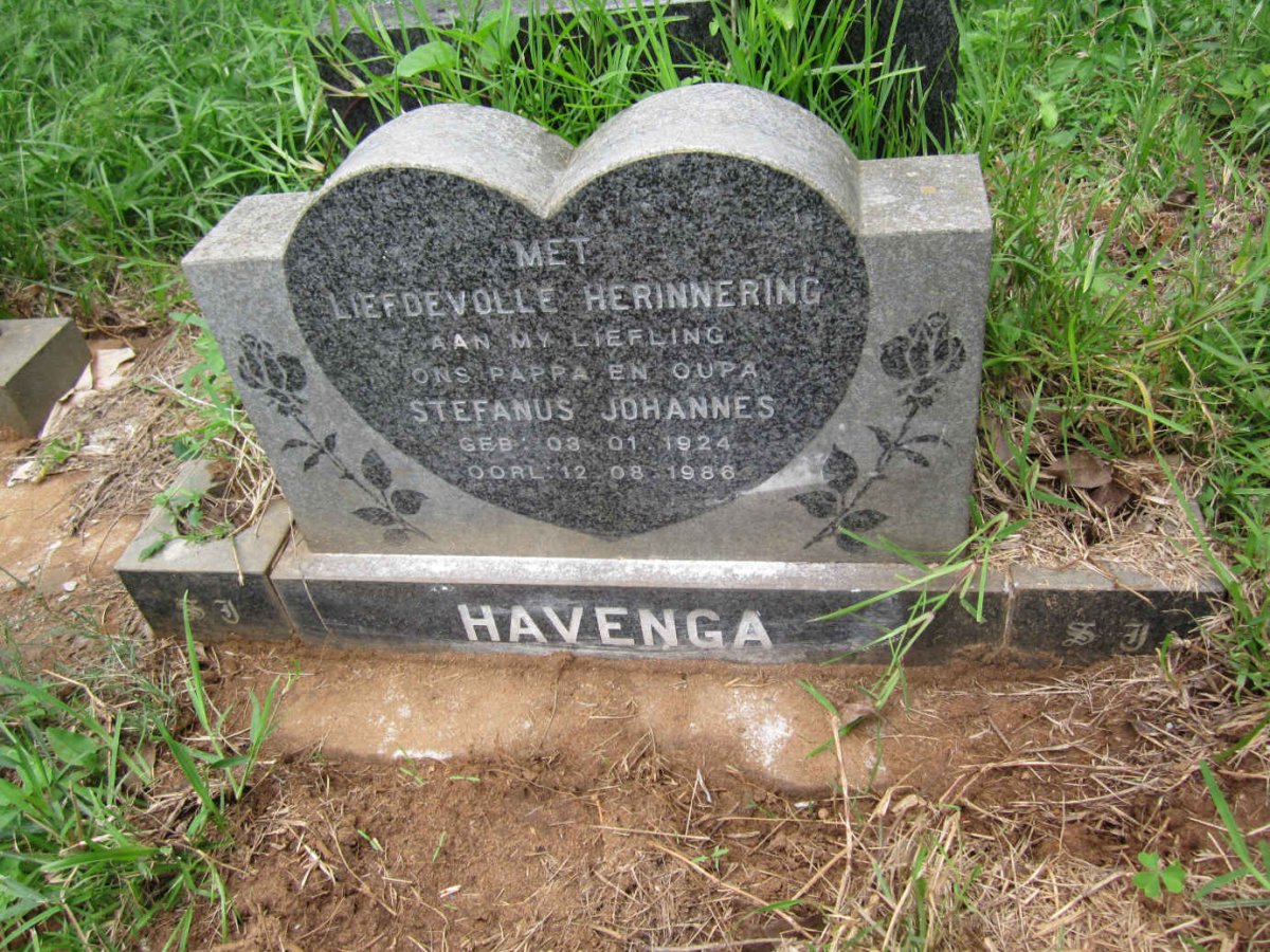 HAVENGA Stefanus Johannes 1924-1986