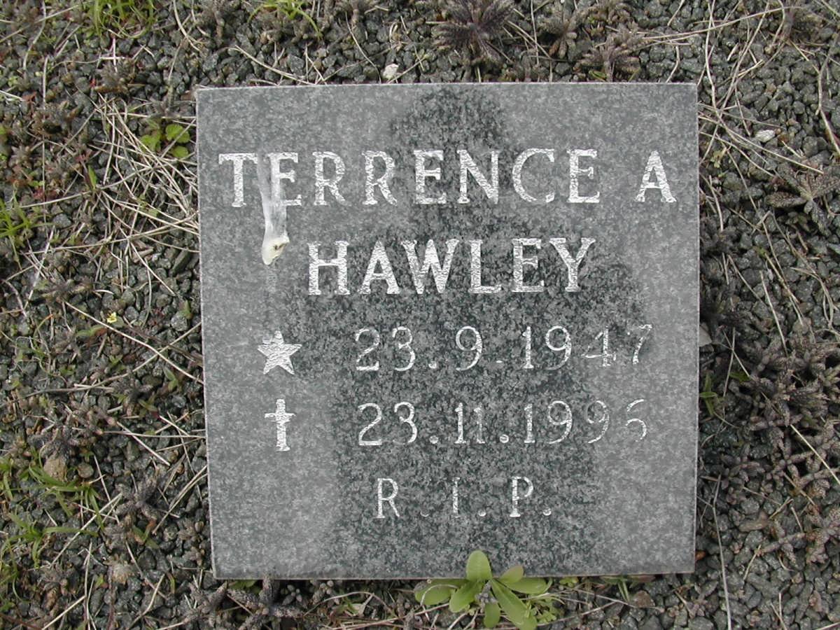 HAWLEY Terrence A. 1947-1996