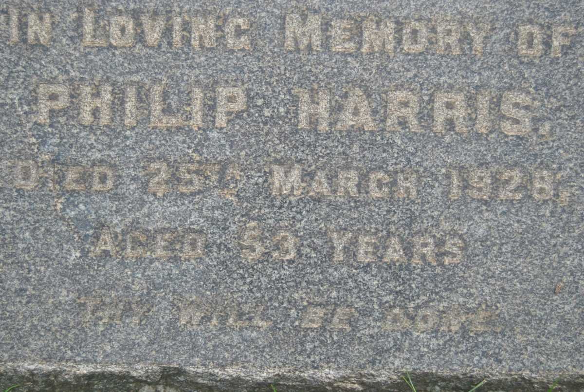 HARRIS Philip -1928