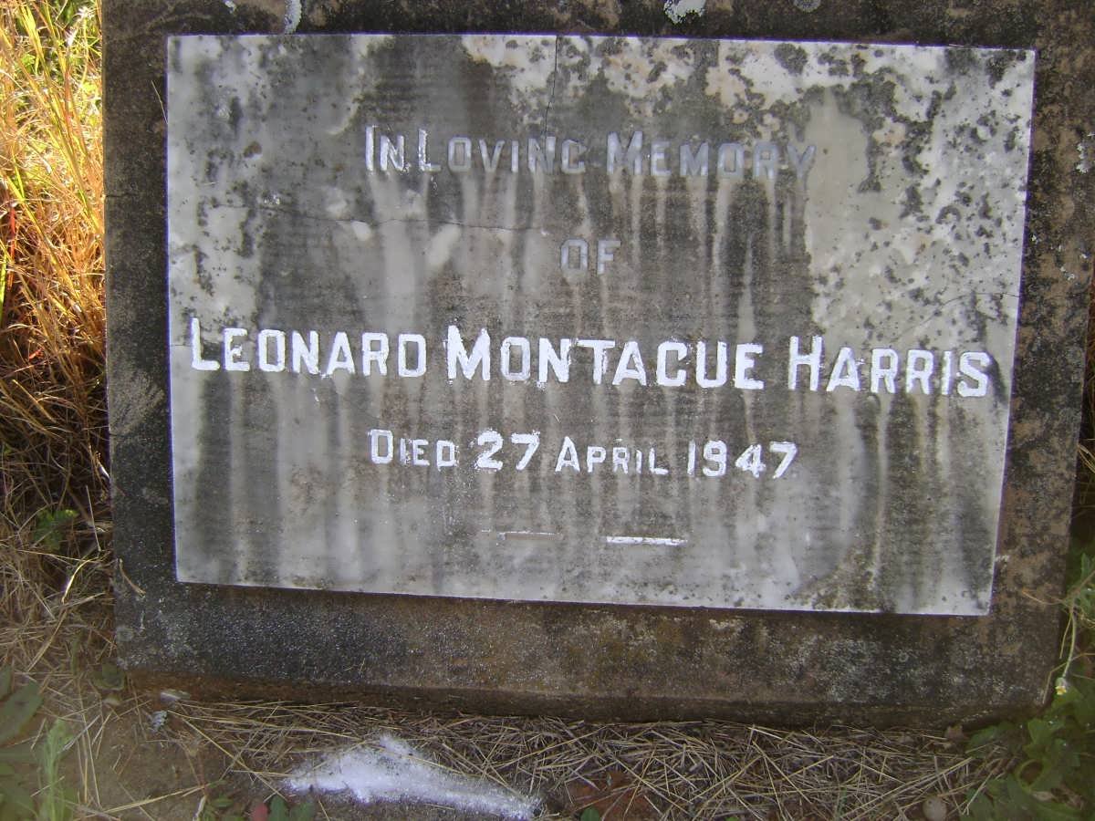 HARRIS Leonard Montague -1947