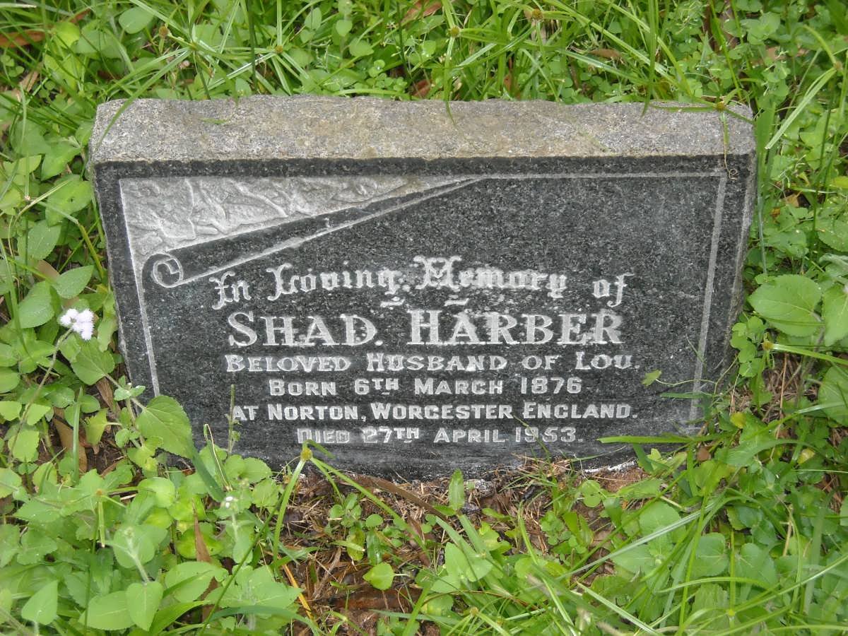 HARBER Shad 1876-1953