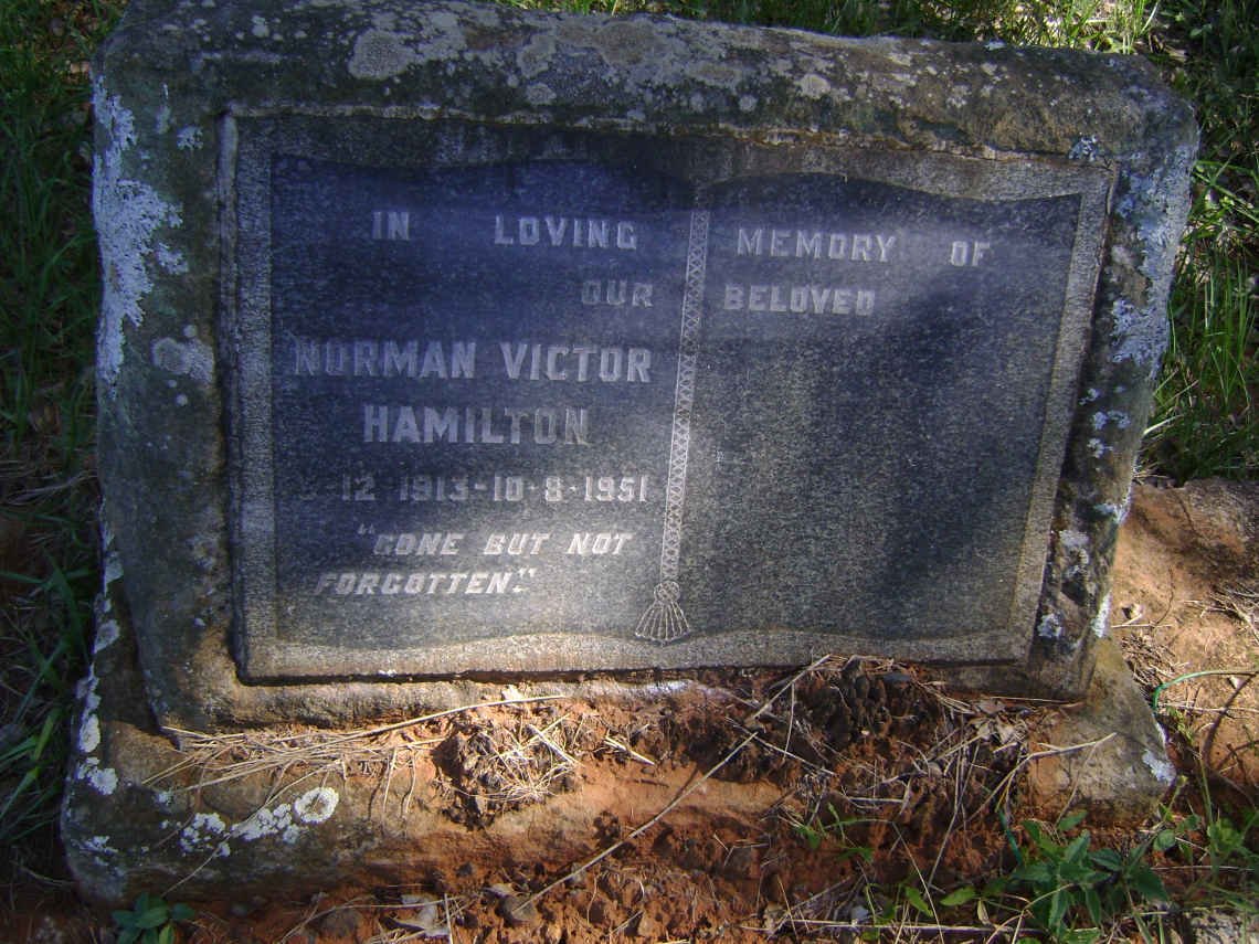 HAMILTON Norman Victor 1913-1951