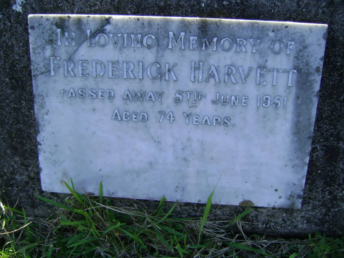 HARVETT Frederick -1951
