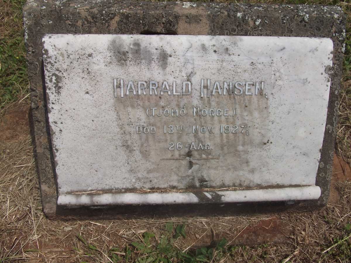 HANSEN Harrald -1927