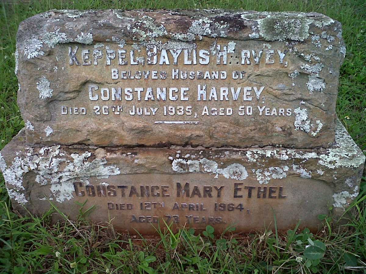 HARVEY Keppel Baylis -1935 &amp; Constance Mary Ethel -1964