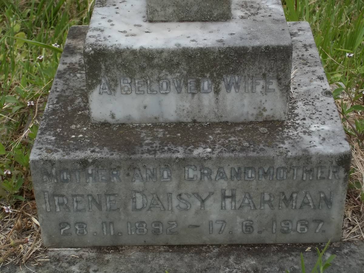 HARMAN Irene Daisy 1892-1967