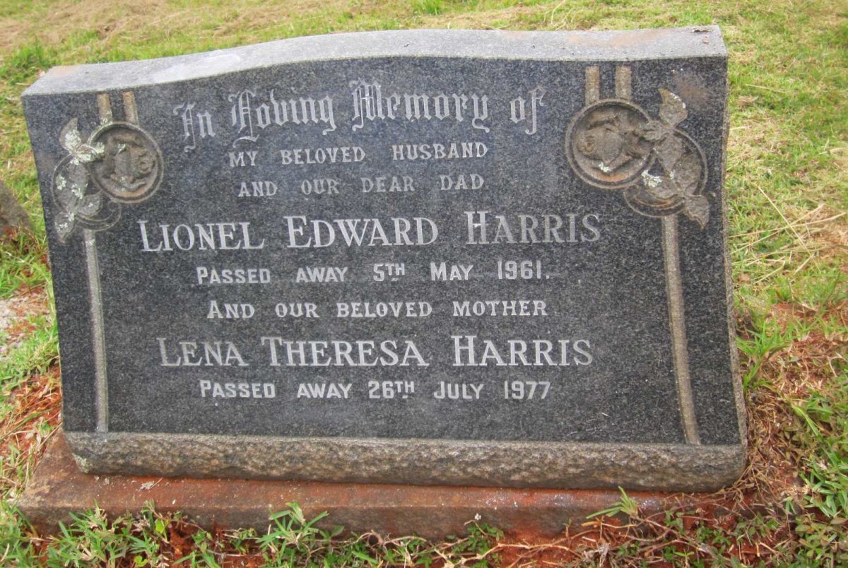 HARRIS Lionel Edward -1961 &amp; Lena Theresa -1977