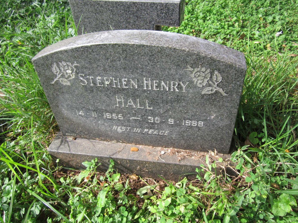 HALL Stephen Henry 1955-1988