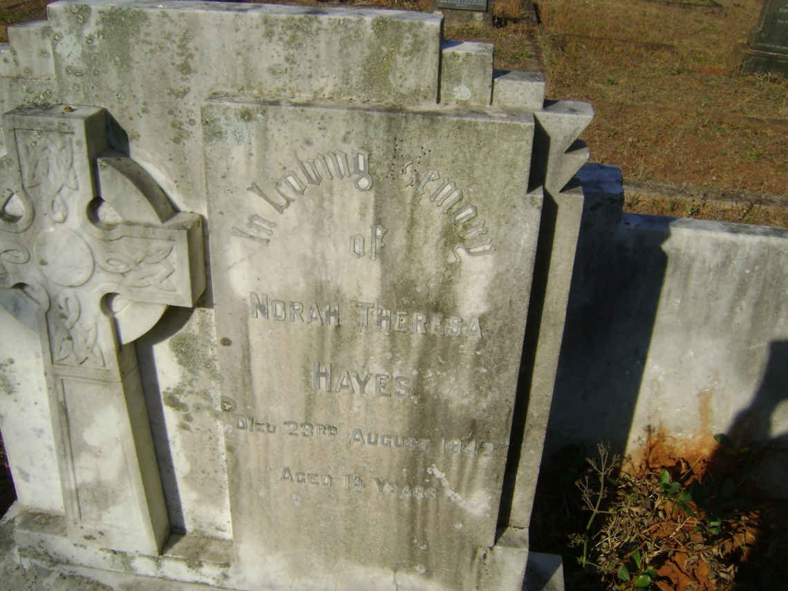 HAYES Norah Theresa -1942