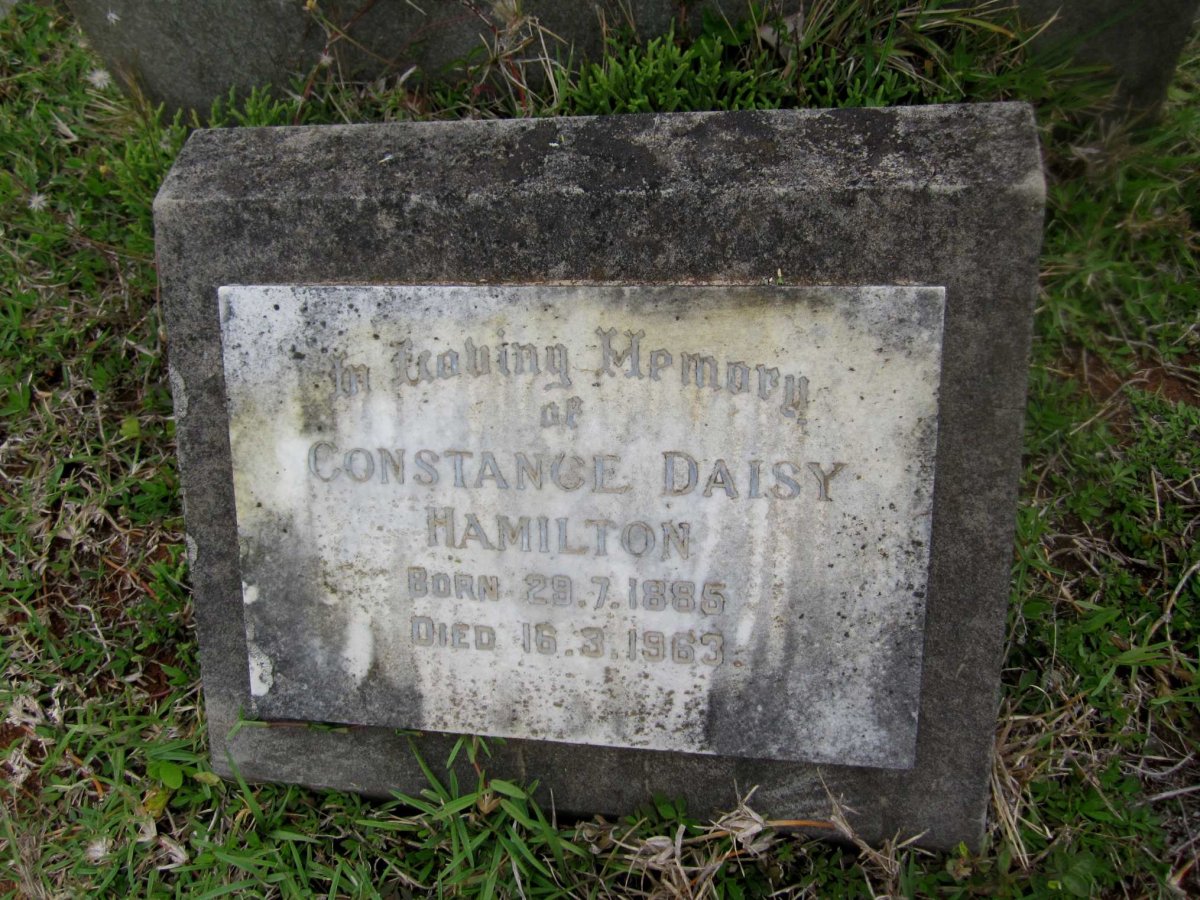 HAMILTON Constance Daisy 1885-1963