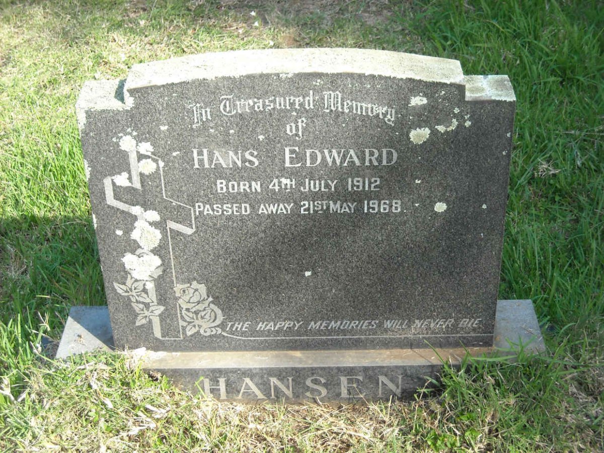 HANSEN Hans Edward 1912-1968