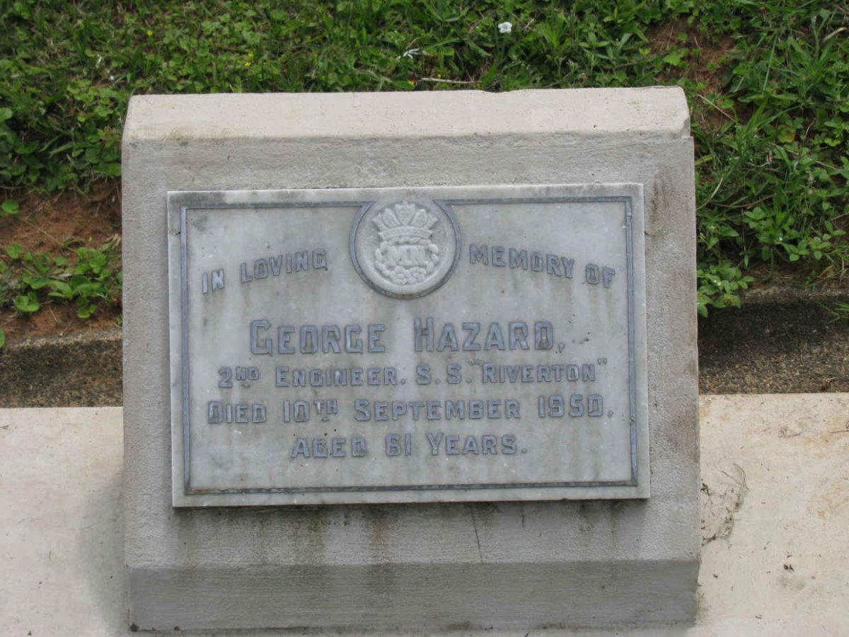 HAZARD George -1950