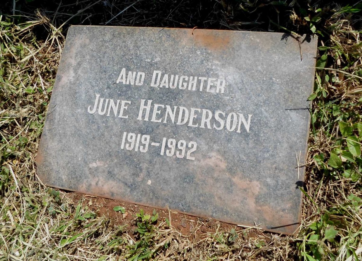 HENDERSON June 1919-1992