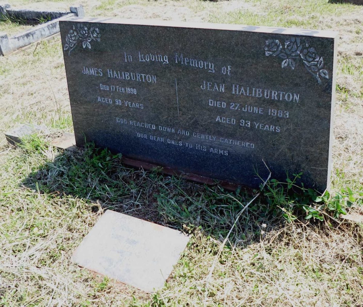 HALIBURTON James -1990 &amp; Jean -1983 :: HENDERSON June 1919-1992