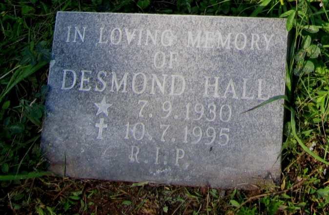 HALL Desmond 1930-1995