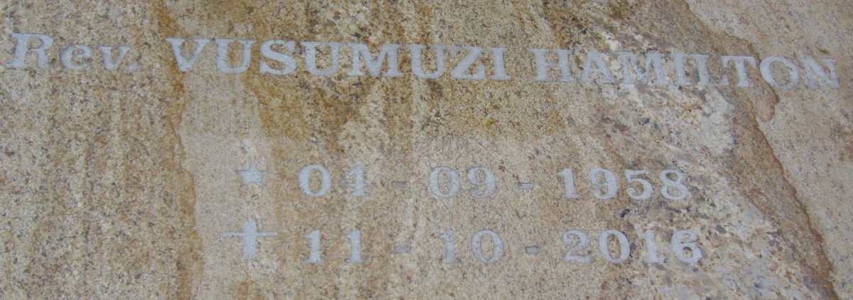 HAMILTON Vusumuzi 1958-2016