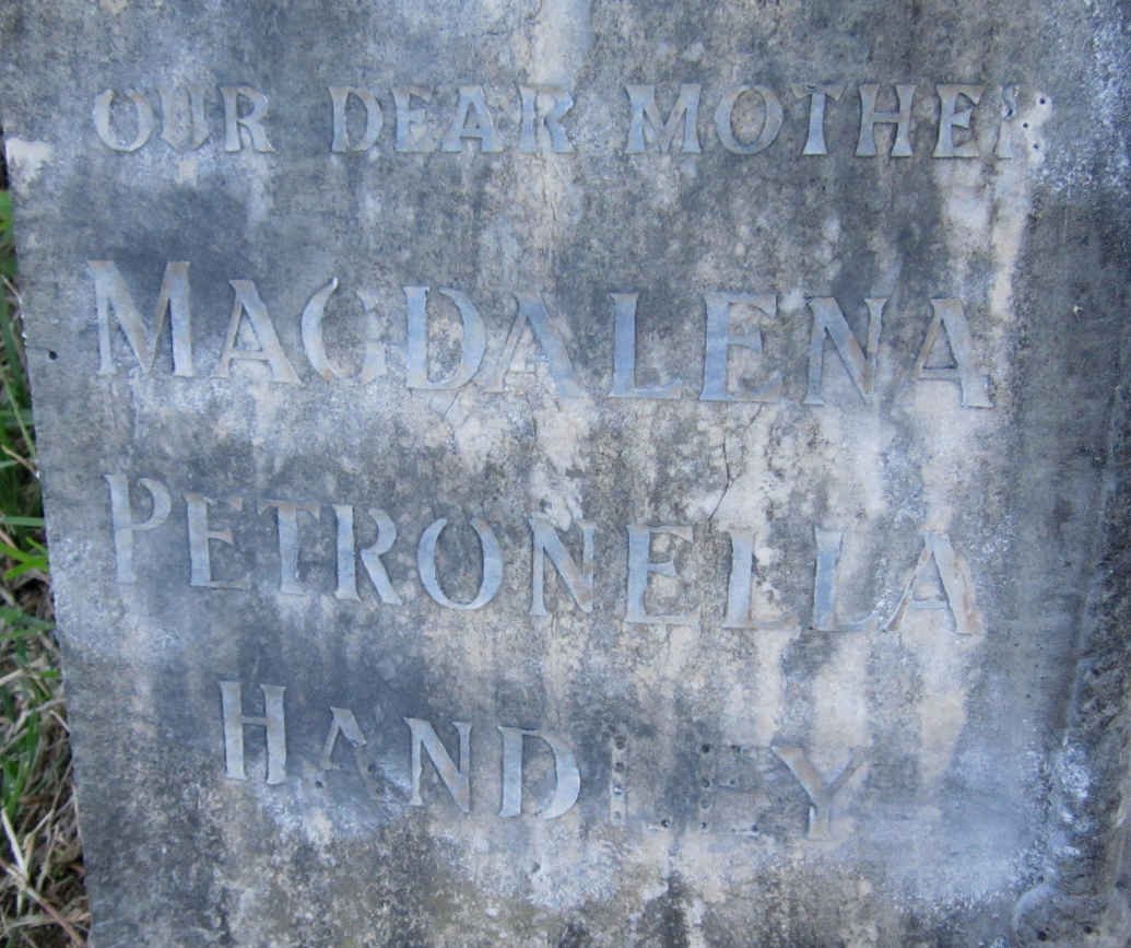 HANDLEY Magdalena Petronella -1952
