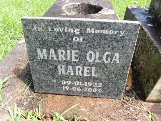 HAREL Marie Olga 1922-2003