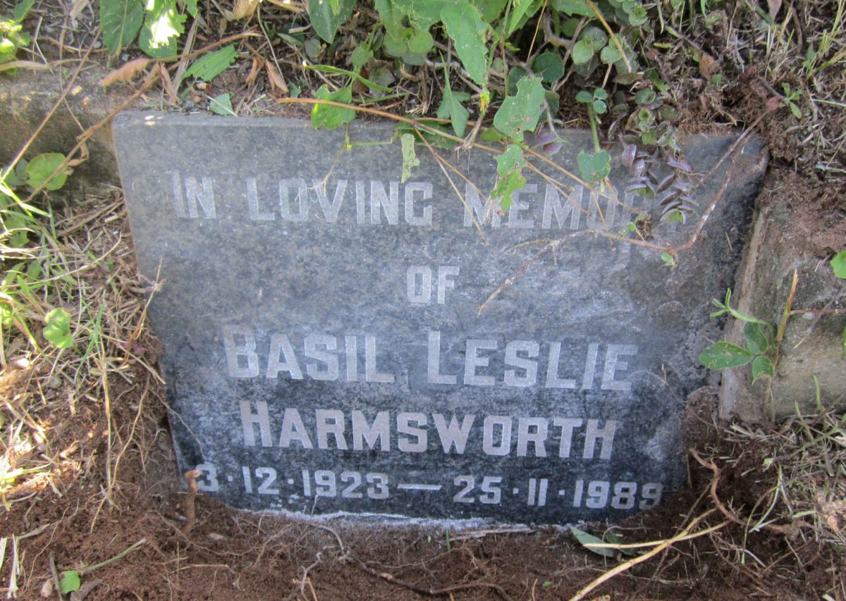 HARMSWORTH Basil Leslie 1923-1989