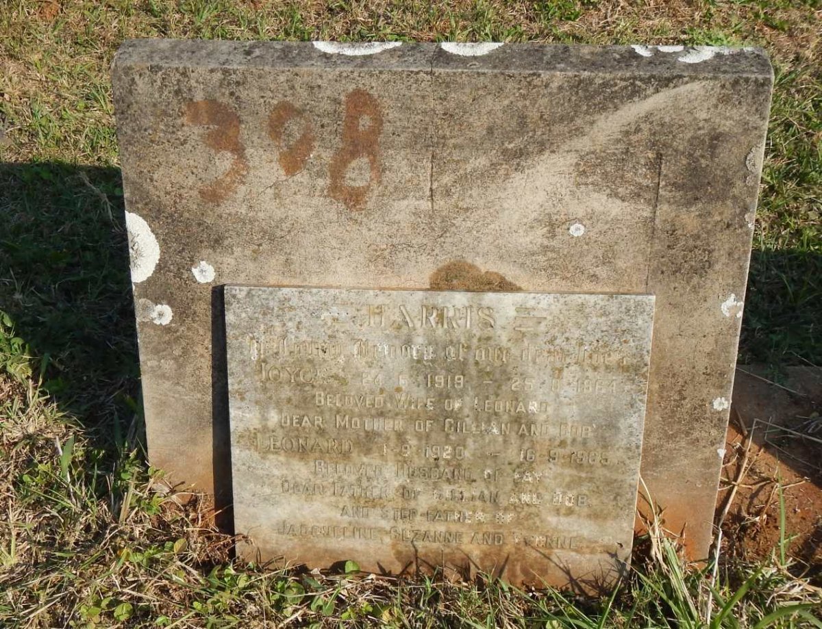 HARRIS Leonard 1920-1965 &amp; Joyce 1919-1964