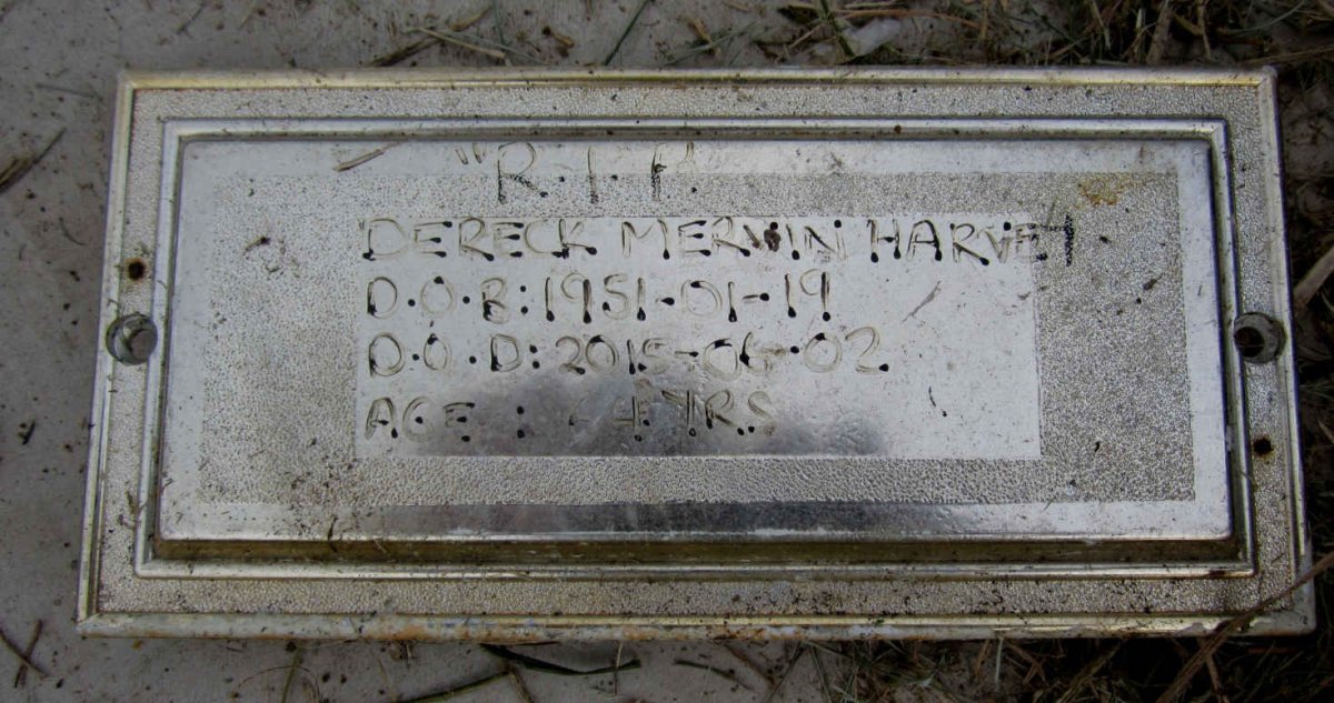 HARVEY Dereck Merwin 1951-2015