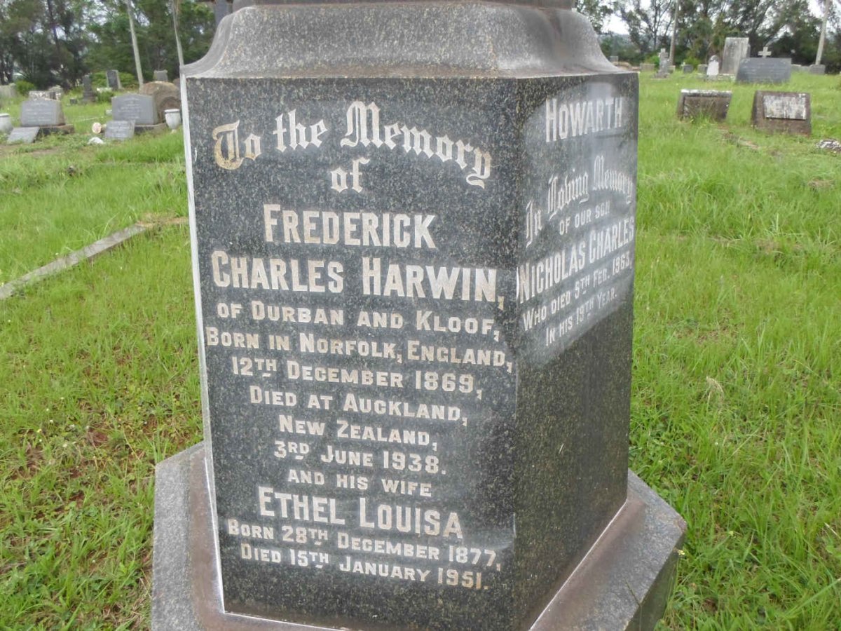 HARWIN Frederick Charles 1869-1938 &amp; Ethel Louisa 1877-1951
