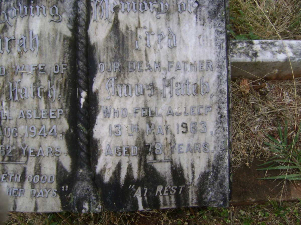 HATCH Fred Amos -1963